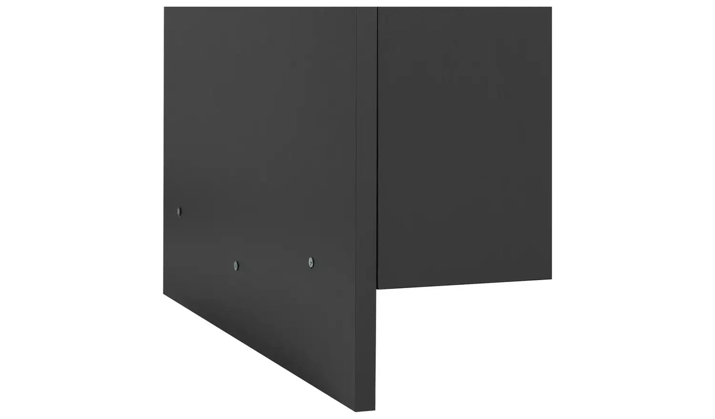 Assembled Seville 2 Door Wardrobe - Anthracite